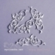 Chipboard "Wild Rose - ornaments", 4 pcs
