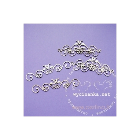Chipboard "Sweet dreams - ornaments", 4 pcs