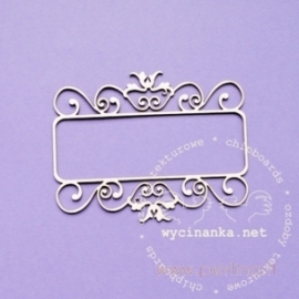 Chipboard "Sweet dreams - frame 2", 1 pc