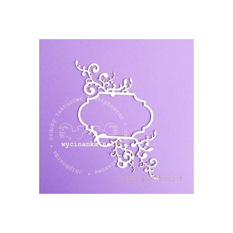 Chipboard "Louvre - frame with ornament 3", 1 pc