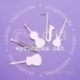 Kartoninė detalė "Muzikos instrumentai, maži", 5 vnt.
