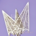 Chipboard "Retro lacy umbrellas", 3 pcs