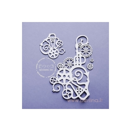 Chipboard "Steampunk - decoration", 2 pcs
