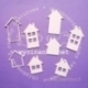 Chipboard "Small houses", 8 pcs