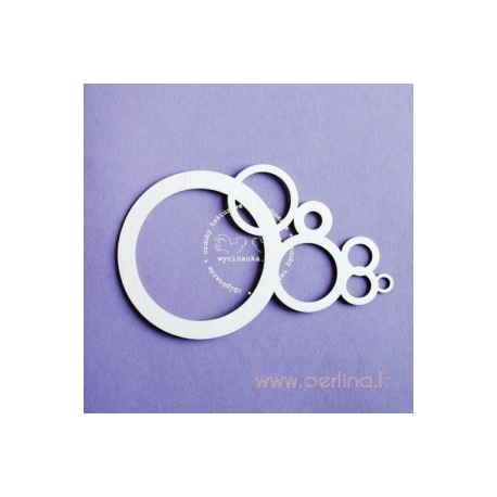 Chipboard "Circles decoration", 1 pc