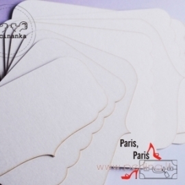 Chipboard blank album "Paris", 15,3x19,6 cm, 7 pcs