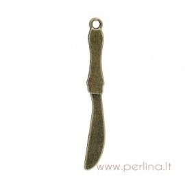 Ant. bronzos sp. pakabukas "Peilis", 54x7 mm