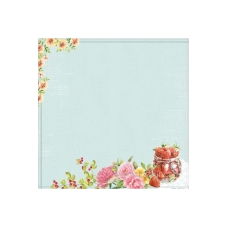 Paper "Strawberry Jam - Afternoon Tea", 30,5x30,5 cm