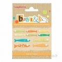 Metal brads "Basic&K Fishing 2", 10 pcs