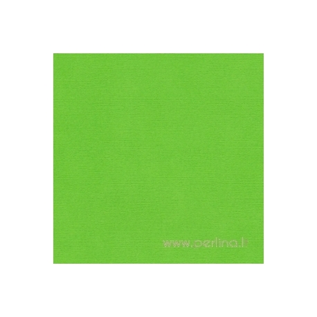 Sandable textured cardstock "Bright green", 30,5x30,5 cm