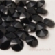 Rivoli rhinestone, jet, 14 mm, 1 pc