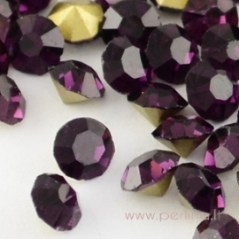 Crystal rhinestone, Amethyst, SS9, 10 pcs