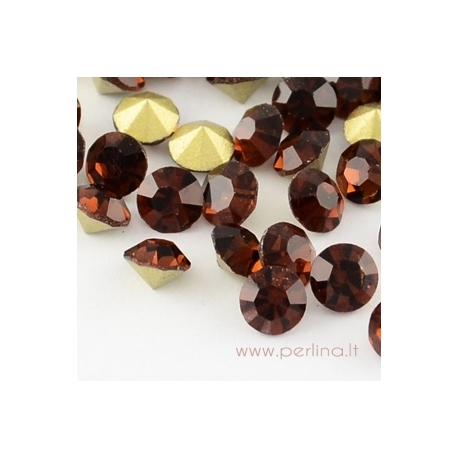 Crystal rhinestone, Coffee, SS8.5, 10 pcs