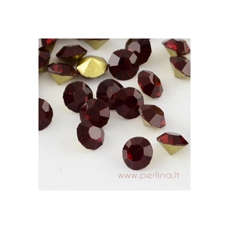 Crystal rhinestone, Siam, SS7.5, 10 pcs