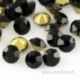Crystal rhinestone, Jet, SS4.5, 10 pcs
