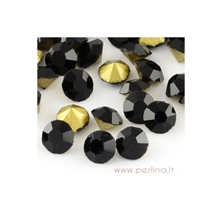 Crystal rhinestone, Jet, SS4.5, 10 pcs