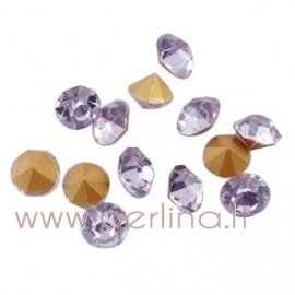 Stiklo akutė, Light Violet, SS6, 10 vnt