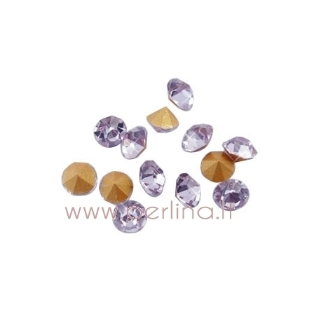 Crystal rhinestone, Light Violet, SS6, 10 pcs