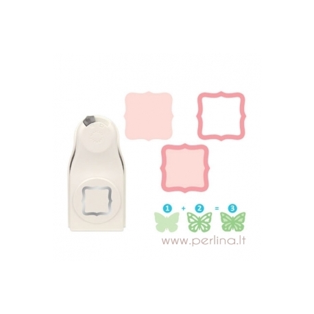 Scalloped Circle Layering Punch, 3,5x3,5 cm