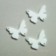 Org. stiklo detalė-intarpas "Drugelis 9", 3x2,2 cm, 1 vnt