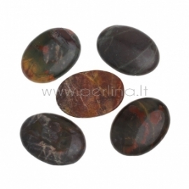 Natural fossil cabochon, 40x30 mm