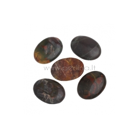 Natural fossil cabochon, 40x30 mm
