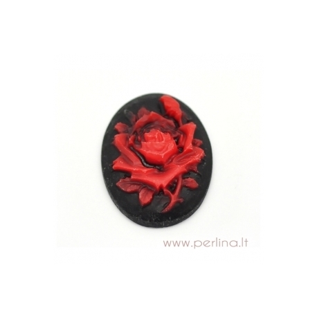 Akrilinė kamėja "Rose", 29x22 mm