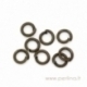 Open jump ring, antique bronze, 5x0,8 mm, 20 pcs