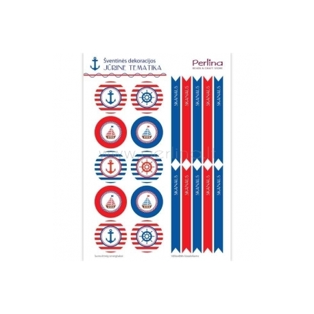 Party printable template "Marine style"