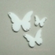 Org. stiklo detalė-intarpas "Drugelis 4", 3x2,4 cm, 1 vnt