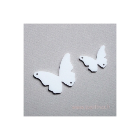 Plexiglass finding-connector "Butterfly 13', 2,5x1,8 cm, 1 pc