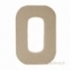 Paper Mache Letter "O", 20x14,5x2,5 cm