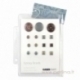 Duchess Metal & Epoxy Brads, 15 pcs