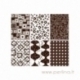Fundamentals Fancies Transparencies "Chocolate Flocked", 6x9 cm, 6 pcs