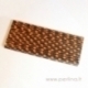 Paper straws, dots, orange & black, 25 pcs