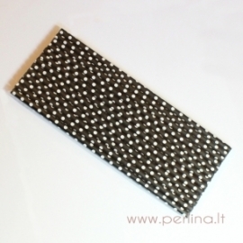 Paper straws, dots, black & white, 25 pcs
