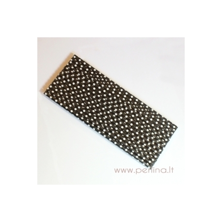 Paper straws, dots, black & white, 25 pcs