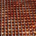 Žėrinčių kristalų lipnus lapas "Brown", 27x53 cm