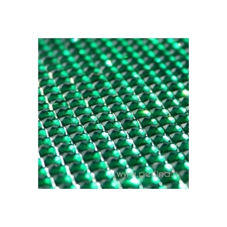 Žėrinčių kristalų lipnus lapas "Christmas Green", 27x53 cm