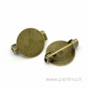 Pagrindas segei, ant. bronzos sp., 15x12 mm