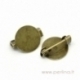 Pagrindas segei, ant. bronzos sp., 15x12 mm
