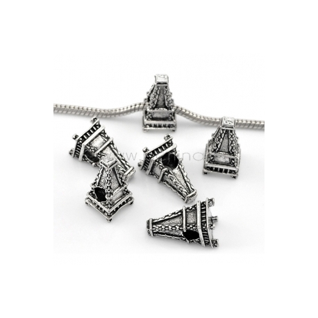 Pandora karoliukas "Eifelio bokštas", 22x12 mm