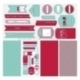 Lipnūs popieriaus lapai "Shape 'n Tape Washi Sheets", 15,24x30,5 cm, 5 vnt