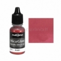 Mica Gloss Metallic Effects Ink - Ruby, 14 ml