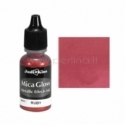 Rašalas "Mica Gloss Metallic Effects Ink - Ruby", 14 ml