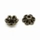Bead end cap, antique bronze, 6x2,8 mm
