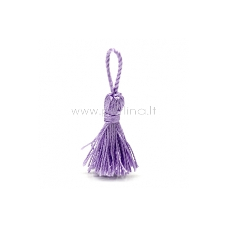 Polyester tassel, mauve, 4,5 - 5,5 cm