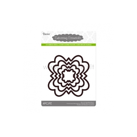 Die cut stencil floal, 103x103 mm, 4 pc