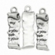 Pendant "Message", antique silver, 2,9x8 mm