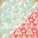 Paper "Feather Berry/Ikat", 30,5x30,5 cm